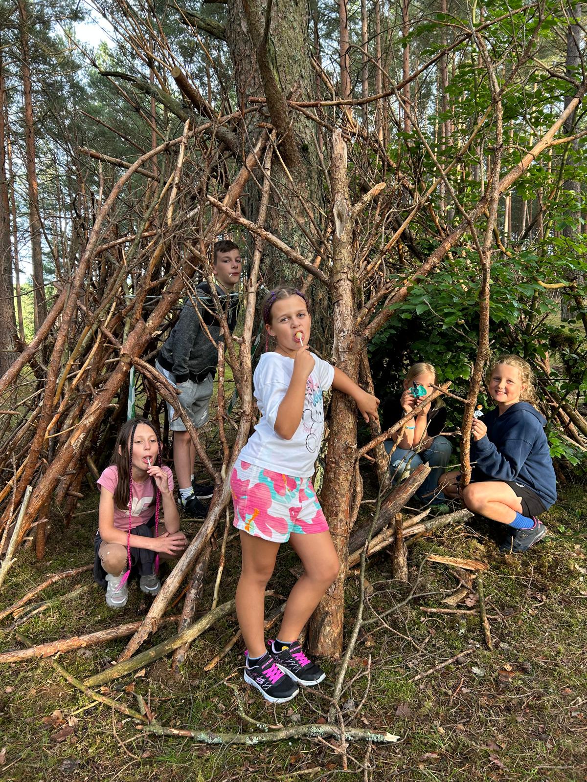 Wycieczki na obozie Gołuń